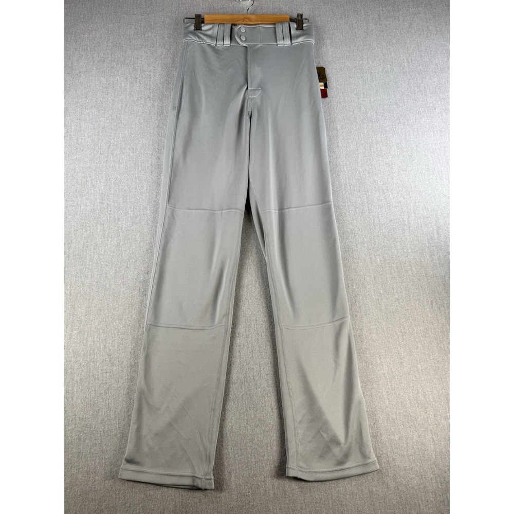 Rawlings Baseball Pants Mens S Gray Pro150 Open Bottom Stretch NWT